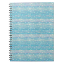 Caderno Espiral Watercolor Winter Pattern