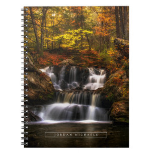 Caderno Espiral Waterfalls New England Connecticut