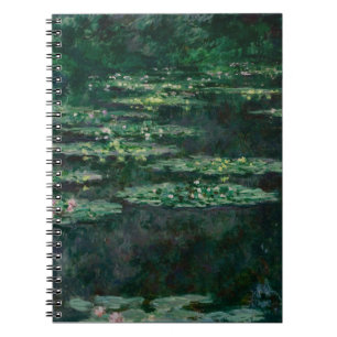 Caderno Espiral Waterlilies (Claude Monet)