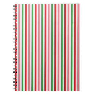 Caderno Espiral Watermelon Summer Strips Papel Digital