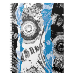 Caderno Espiral Wave Mechanism – Custom Spiral Photo Notebook (8.5