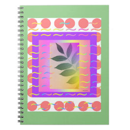 CADERNO ESPIRAL WAVY LEAF