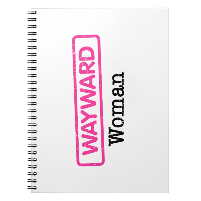 Caderno Espiral Wayward Woman Notebook (Frente)