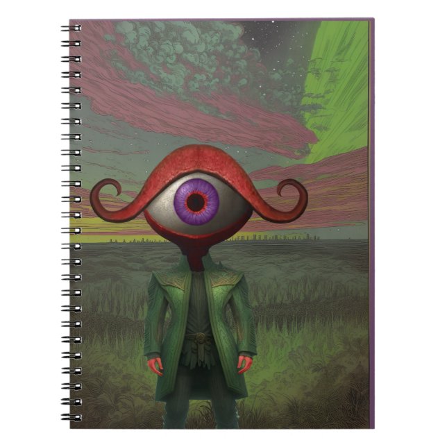 Caderno Espiral We Are All Eyes Here  (Frente)