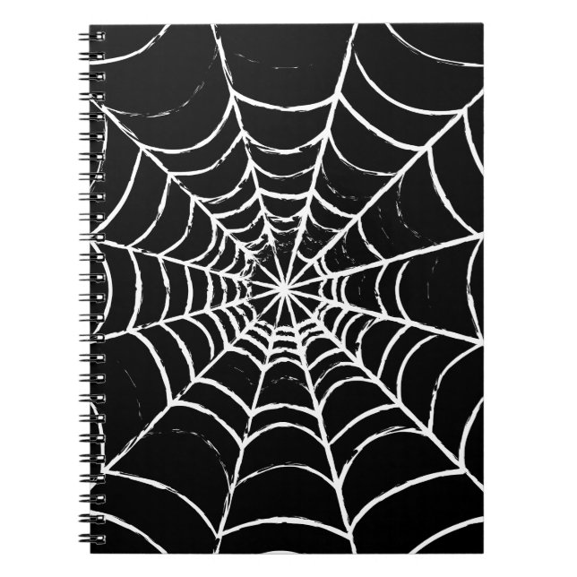 Caderno Espiral Web Escura (Frente)