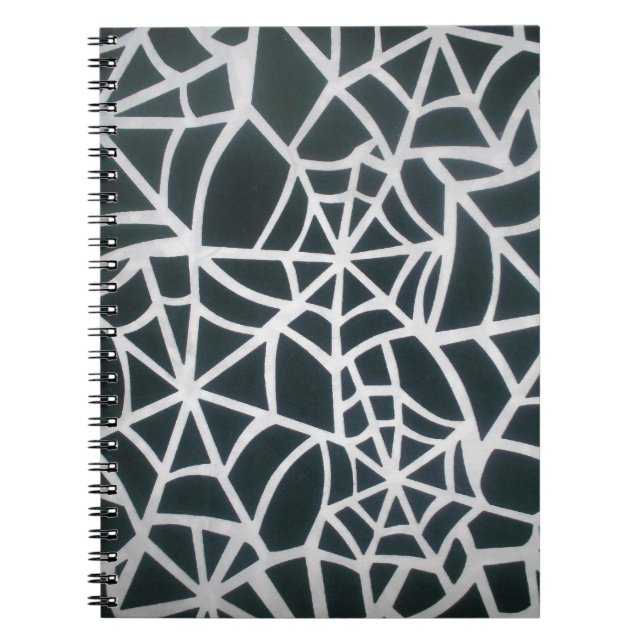 Caderno Espiral Web of Mystery: Armadilha Delicada - Web White Spi (Frente)