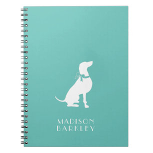 Caderno Espiral Weimaraner Dog Puppy