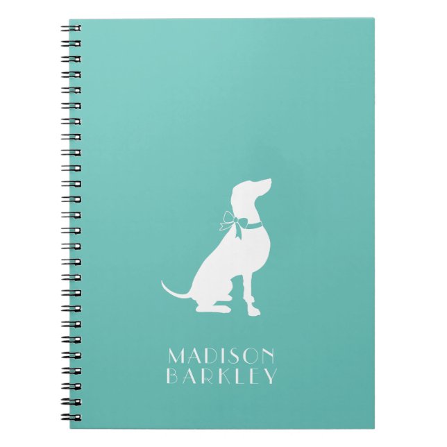 Caderno Espiral Weimaraner Dog Puppy (Frente)