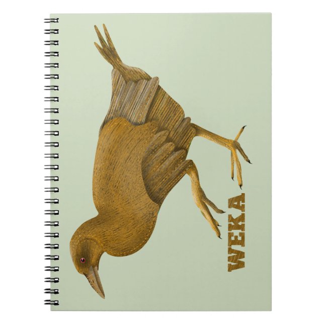 Caderno Espiral Weka New Zelândia Bird (Frente)