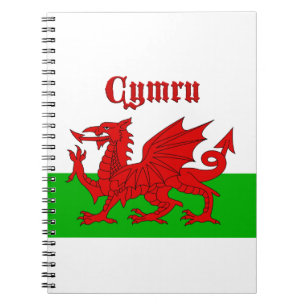 Caderno Espiral Welsh Flag Cymru