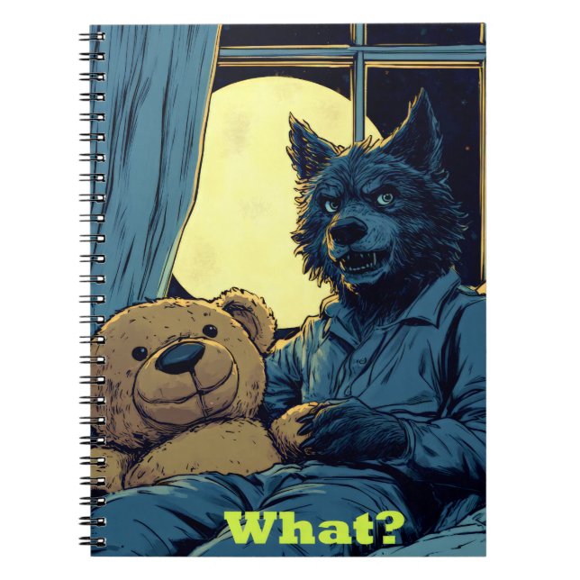 Caderno Espiral Werewolf Baby! (Frente)