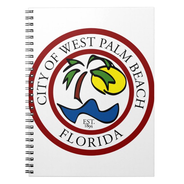 Caderno Espiral West Palm Beach Flórida (Frente)