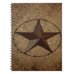 Caderno Espiral Western Country Ruslap Primitive Texas Star