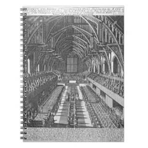 Caderno Espiral Westminster Hall durante as celebrações após