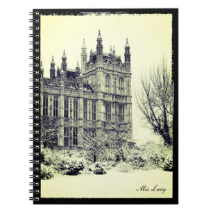 Caderno Espiral Westminster, Parlamento, Winter London - Britânico