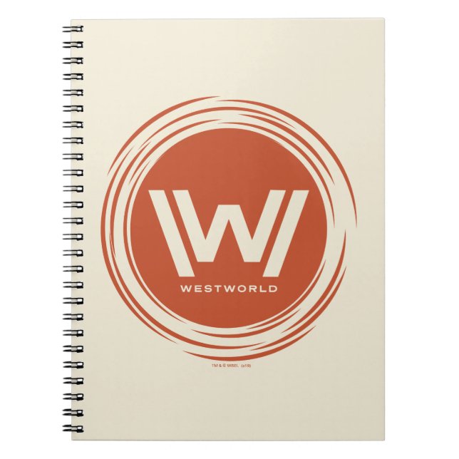 Caderno Espiral Westworld | Logotipo Sun Estilizado (Frente)