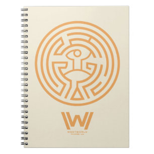 Caderno Espiral Westworld o símbolo do labirinto