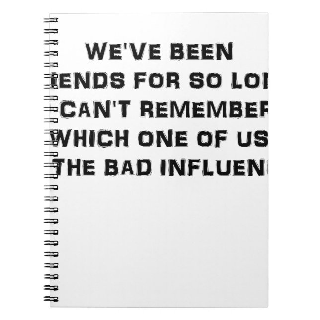 CADERNO ESPIRAL WEVE SIDOS AMIGOS DURANTE TANTO TEMPO QUE EU (Frente)