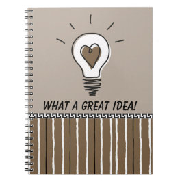 Caderno Espiral What A Great Idea! - Notebook