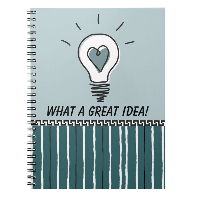 Caderno Espiral What A Great Idea - Notebook (Frente)