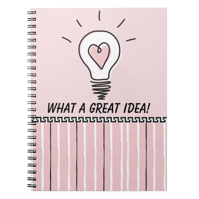 Caderno Espiral What A Great Idea! - Notebook  (Frente)