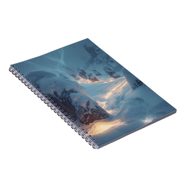 Caderno Espiral Where Light Wanders in Winter (Lado Direito)