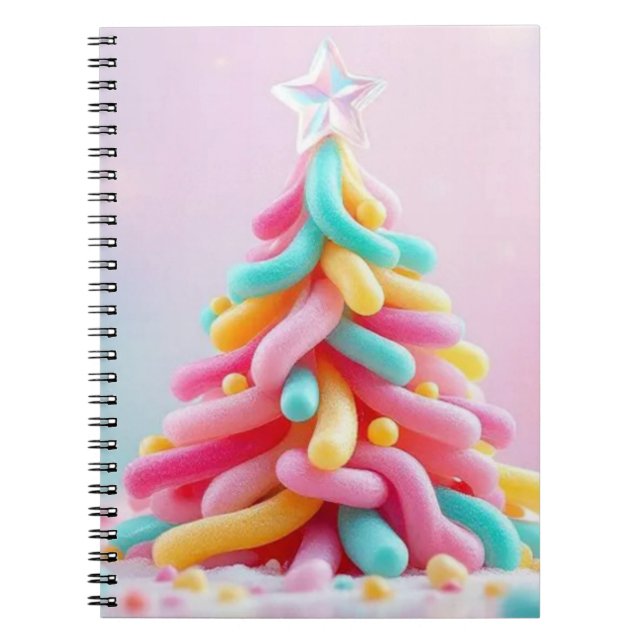 Caderno Espiral Whimsical Candy Tree (Frente)