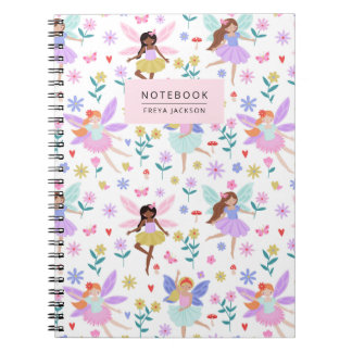 Caderno Espiral Whimsical Fairy Garden Notebook