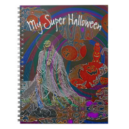 Caderno Espiral Whimsical Halloween Dreams