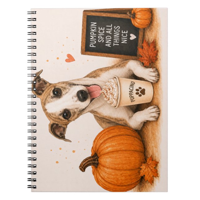 Caderno Espiral Whippet Tempero de Abóbora (Frente)