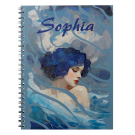 Caderno Espiral Whispers of the Ocean Goddess