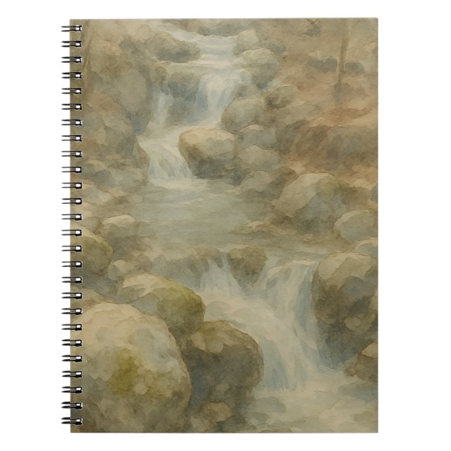 Caderno Espiral Whispers of the Stream (Frente)