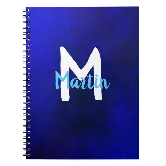 Caderno Espiral White And Blue (Frente)