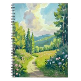 Caderno Espiral White Mountains | New Hampshire Landscape Painting