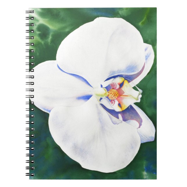 Caderno Espiral White Orchid (Frente)