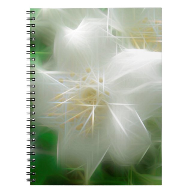 Caderno Espiral White Shiny Jasmine (Frente)