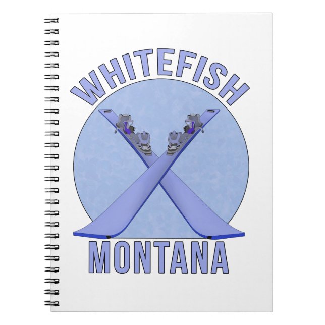 Caderno Espiral Whitefish, Montana (Frente)