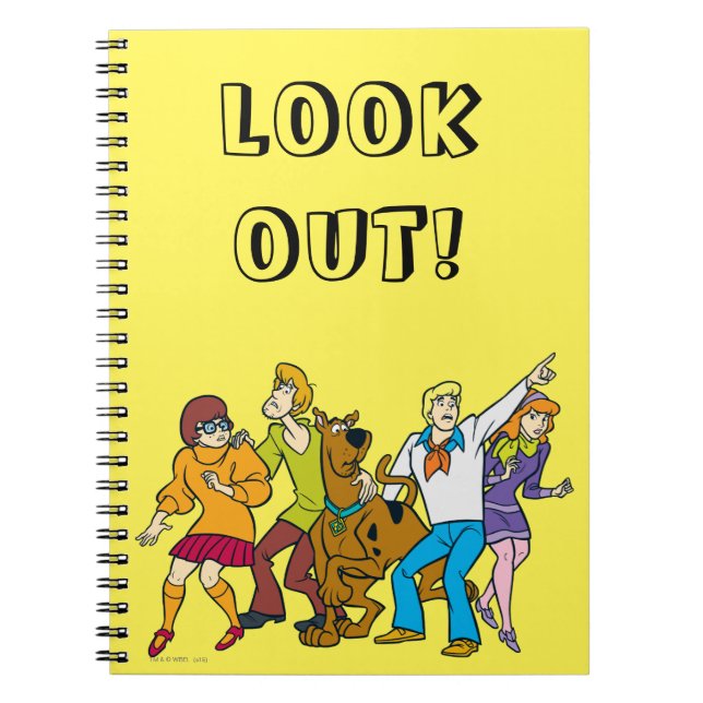Caderno Espiral Whole Gang 13 Mystery Inc (Frente)