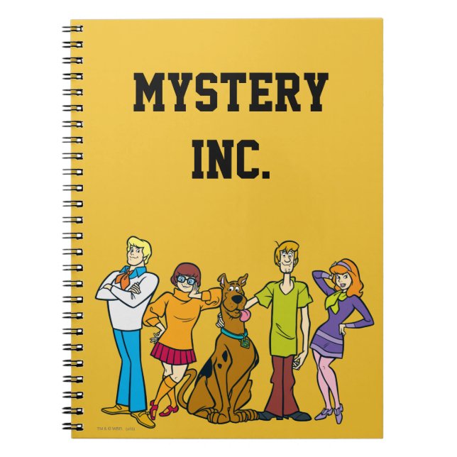 Caderno Espiral Whole Gang 14 Mystery Inc (Frente)