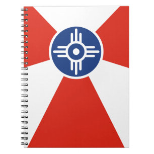 Caderno Espiral Wichita Kansas ICT Flag