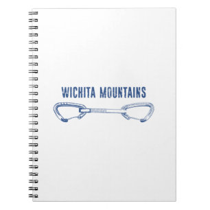 Caderno Espiral Wichita Mountain Rock Escalando rapidamente