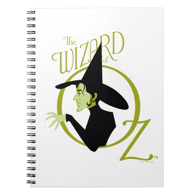 Caderno Espiral Wicked Witch™ The Wizard Of Oz™ Logo (Frente)