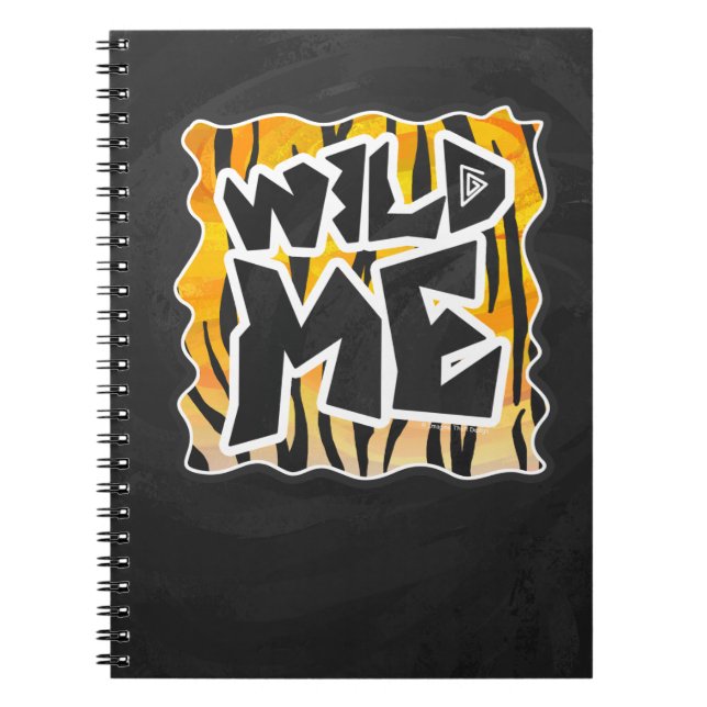 Caderno Espiral Wild Me Tiger Orange and Black (Frente)
