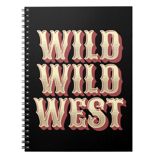 Caderno Espiral Wild West (Frente)
