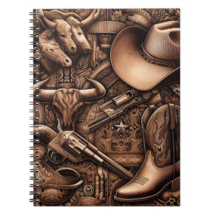 Caderno Espiral Wild West Treasures