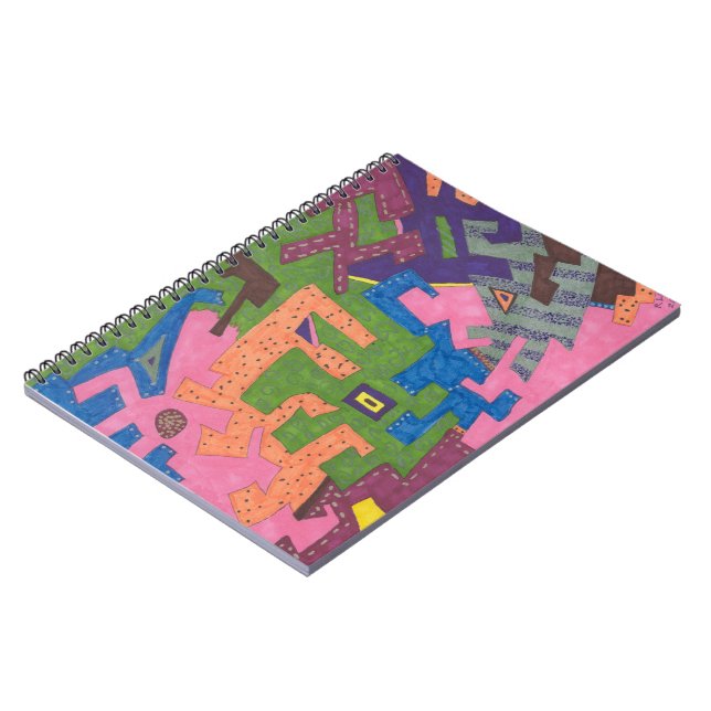 Caderno Espiral "WildLife" Abstrato Art (Left Side)
