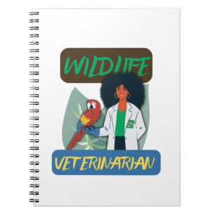 Caderno Espiral Wildlife Veterinarian – Exotic Animal Vet Design