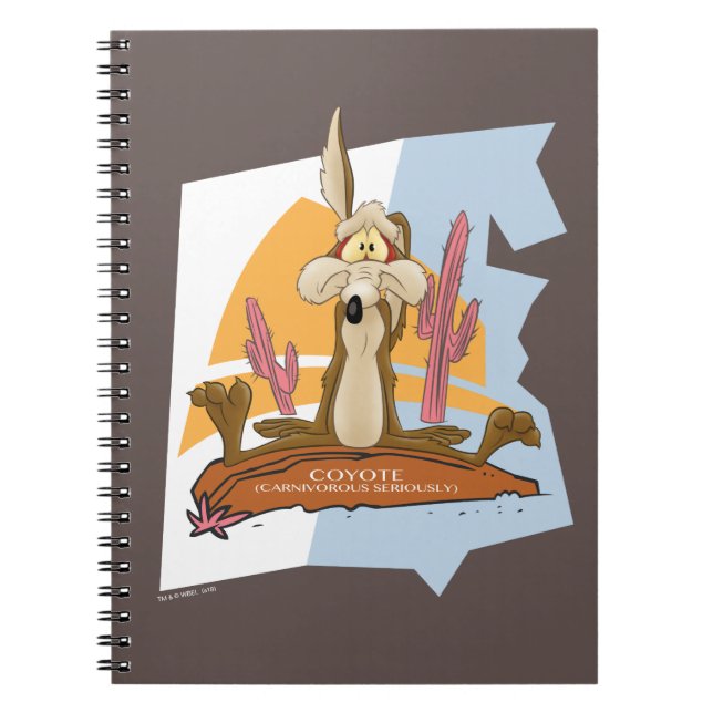 Caderno Espiral Wile E. Coyote (Carnívoro Sério) (Frente)