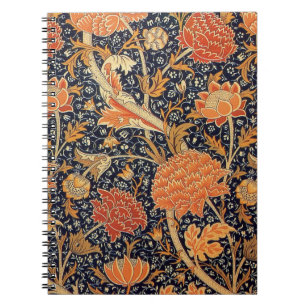 Caderno Espiral William Morris Cray Wallpaper Pattern