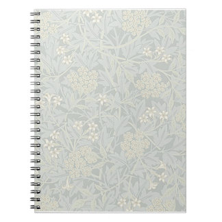 Caderno Espiral William Morris desbotou o notebook espiral Jasmine